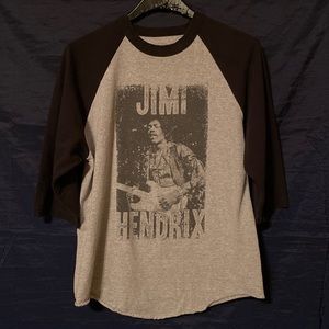 Jimi Hendrix quarter sleeve T-shirt